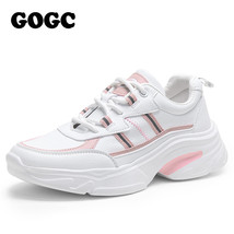 Casual  Platform Sports Shoes Leather Breathable Woman Sneakers Spring Women&#39;s S - £80.01 GBP