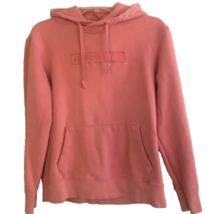American Eagle Embroidered Hoodie Womens Size S Pretty in Pink Soft Cozy Beachy - £20.03 GBP