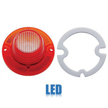 62 Chevy Impala Bel Air Biscayne LED Back Up Reverse Light Lens &amp; Gasket 1962 - £34.31 GBP