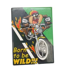 Tasmanian Devil Fridge Magnet Lot of 3 Born to Be Wild Taz Snowboarding Who Me? - £11.55 GBP