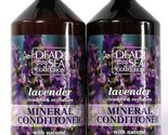 2 Dead Sea Collection Lavender Oil Cleans Revitalize Mineral Conditioner... - £21.70 GBP