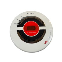 Sony CD Walkman D-EJ100 G-Protection Portable CD Player Tested White Ora... - $37.72