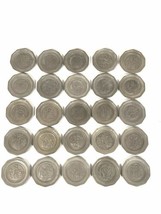 Franklin Mint Poor Richards Almanac Pewter Miniature 25 Plate Set Ben Fr... - £71.21 GBP