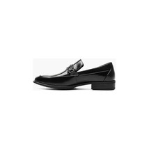 Men's Stacy Adams Aberdeen Moc Toe Saddle Slip On Dressy Shoes Black 20203-001 image 5