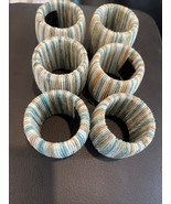 Fabric Covered Napkin Rings - $11.00