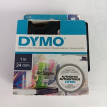 Lots Of 2 DYMO Standard 53710 Labeling Tape - Black Print on Clear - 1&quot; ... - £8.56 GBP