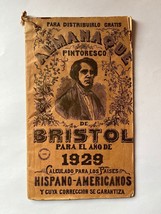Antique Old Mexican Almanac Bristol Pintoresco in Spanish From 1920&#39;s - $46.74