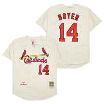 Cardinals #14 Ken Boyer Jersey Old Style Uniform Cream - £35.41 GBP