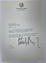 Jerry Brown Signed Autographed Letter on State of California Letterhead - £39.50 GBP