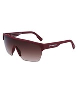 Lacoste Men&#39;s L989S Rectangular Sunglasses, Matte Dark Red, One Size - $98.95