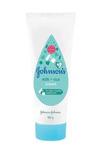 Johnson&#39;s Baby Milk + Rice Cream  100 gm (pack of 2) - £18.39 GBP