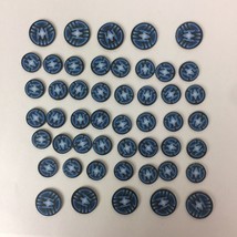 Twilight Imperium 4th Edition Board Game Complete Set Of 49 Fighter Tokens Used - £19.35 GBP