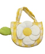 Gymboree Vintage &quot;Daisy Chain&quot; Yellow Check Girls Small Handbag Purse Ac... - $274.16 MXN