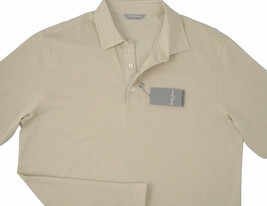 NEW $185 Bobby Jones Trophy Collection Golf Shirt!  L or XL   *ITALY*  Tan - £87.60 GBP