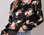 Ee:some floral round neck printed bodysuit size M - $39.60