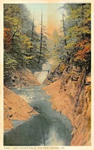 Natural Bridge Va~Lace Water Falls -1920s Phostint Postcard - £6.92 GBP
