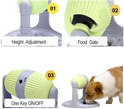 Pet Slow Feeder Toy Treat Boredom Health Diet IQ Training Adjustable Height  - £18.81 GBP