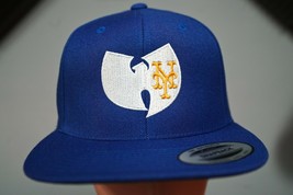 New York Mets, Wu Tang, 90s, Embroidered Snapback Hat - £27.49 GBP