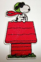 Snoopy~Red Baron~Peanuts~Embroidered Patch~3 1/8&quot; x 1 3/4&quot;~Cartoon~Iron ... - £3.05 GBP