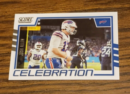 2022 Score Football Josh Allen Celebration Insert Card #C-JA Buffalo Bills - £3.09 GBP