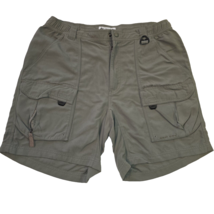Columbia GRT Polyester Blend Cargo Shorts Men Medium 8&quot;  Green Omni Dry - $20.31 CAD