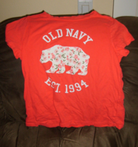 Child&#39;s Old Navy bear T-shirt - LARGE (10/12). - £3.94 GBP