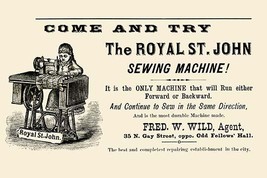 The Royal St. John Sewing Machine - $19.97