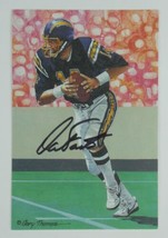 Dan Fouts Signed Goal Line Art Card GLAC San Diego Chargers HOF 4x6 Autographed - £18.98 GBP