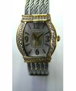 DIAMONIQUE DMQ 77692 Two-tone CZ All SS Women's Wristwatch - $31.63