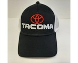 Toyota Tacoma Embroidered Patch Curved Bill Hat Mesh Snapback Black &amp; White - $19.79