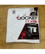 Vintage 1987 Jockey Men&#39;s Classic V-Neck Combed Cotton T-Shirt Size Medi... - $55.56 CAD