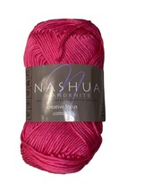 Nashua Handknits Creative Focus Cotton DK Yarn Mercerized Egyptian 770 Pink - $4.25