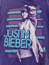 New Justin Bieber Baby Song Purple Graphic Tee 2010 Baby Baby Small Next Level - £11.58 GBP