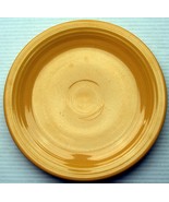 signed Vintage Yellow Fiestaware 7 inch salad plate wet foot sager pin - £4.64 GBP