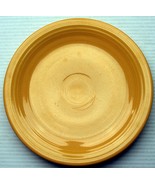 signed Vintage Yellow Fiestaware 7 inch salad plate wet foot sager pin - £4.49 GBP