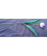 Gently Used Plastic and Cloth Tulip - GREAT FOR FALL CRAFTS - VGC - PURP... - $5.41 CAD
