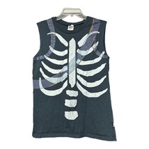 Fortnite Mens Skull Trooper Spirit Sleeveless Halloween Costume T Shirt Sz Small - £7.85 GBP