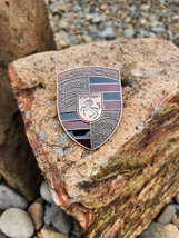 Porsche 911 Hood Crest Badge Emblem Copper 928 944 993 996 997 Boxster - £62.68 GBP