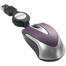 Verbatim 97253 Optical Mini Travel Mouse (Purple) - £24.78 GBP