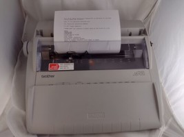 Brother GX-6750 Correctronic Electronic Typewriter w/ Cover Tested Working - £60.11 GBP