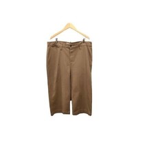 Madewell Pants Womens Size 35 Emmett Wide Leg Crop Olive Green Stretch  - £39.10 GBP