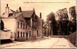 Guines Brasserie Et Moulin de La Bien-Assise Route De Caffiers France Postcard - £11.36 GBP