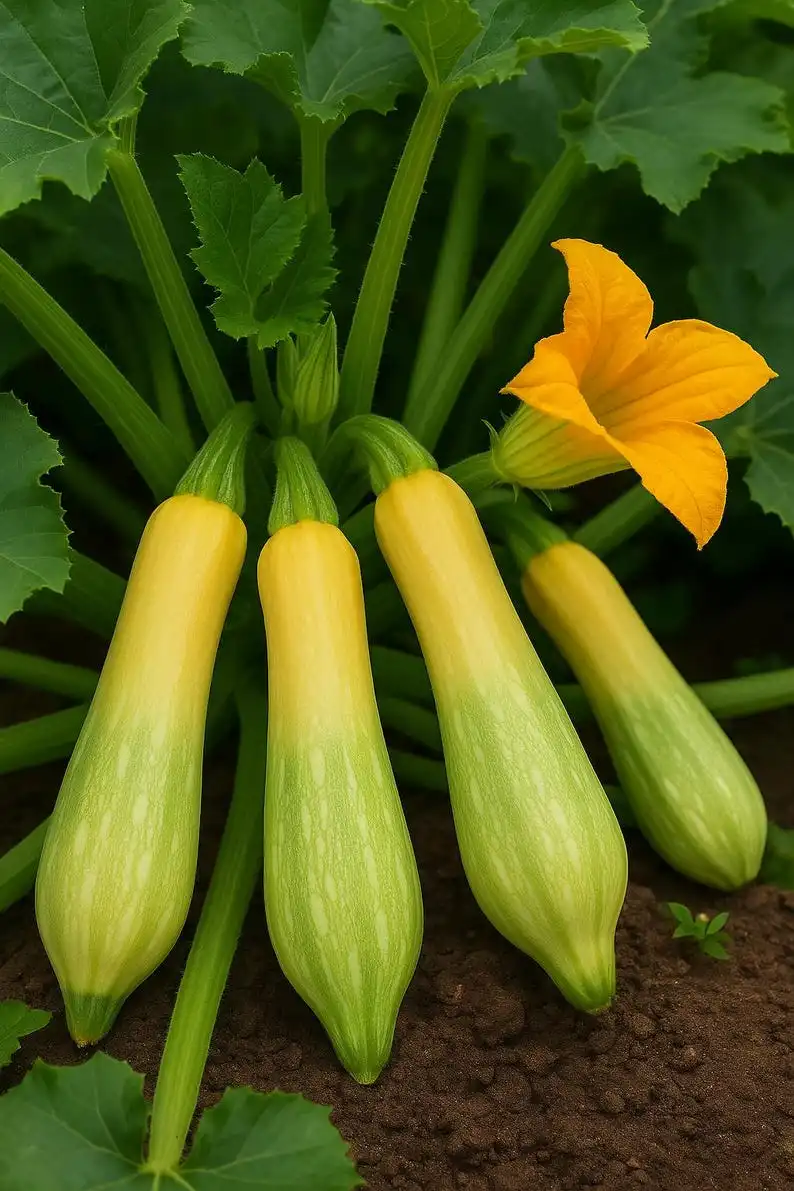 25 Zephyr Squash Seeds, Unique Yellow-Green Summer Squash - €11,11 EUR