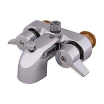 Chrome Clawfoot Tub Faucet/ Diverted With Add-On Shower Option - $1,015.36 MXN