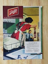 Vintage 1951 Schlitz Malt Liquor Beer Housewive Full Page Original Ad  921 - £5.22 GBP