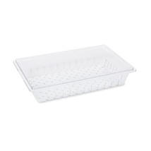 Rubbermaid Commercial Products Food Storage Box Drainage Colander For, Clear - $57.99