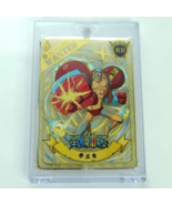 Franky Gold Alloy Metal MR One Piece Anime TCG CCG Anime Card - $39.59