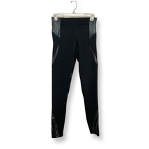 C9 By Champion Womens Leggings Pants Black Iridescent Panels Full Length S - £9.54 GBP