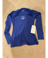 Indianapolis Colts All Sport Couture NFL Long Sleeve Shirt Women&#39;s Mediu... - £9.58 GBP