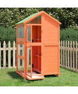vidaXL Bird House Brown Solid pine wood Large Durable Bird House - $9,418.83 MXN